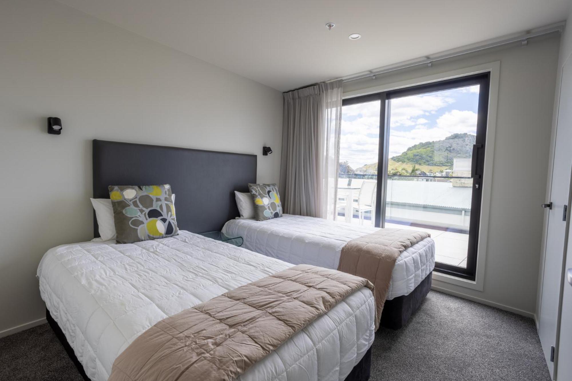 Belle Mer Beachfront Apartments - Self Serviced マウント・マウンガヌイ エクステリア 写真